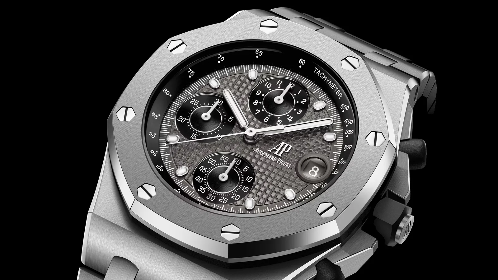 Audemars Piguet Royal Oak Offshore: Graues Titan im Schatten der Ikone. Aufnahme: Audemars Piguet.