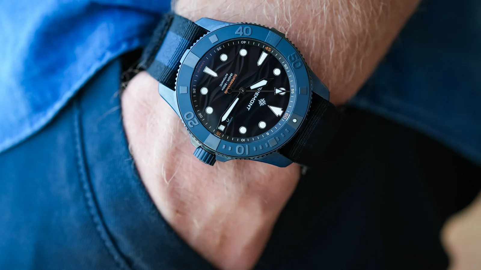 Bremont Supermarine Full Ceramic Deep Blue – Produktaufnahme.