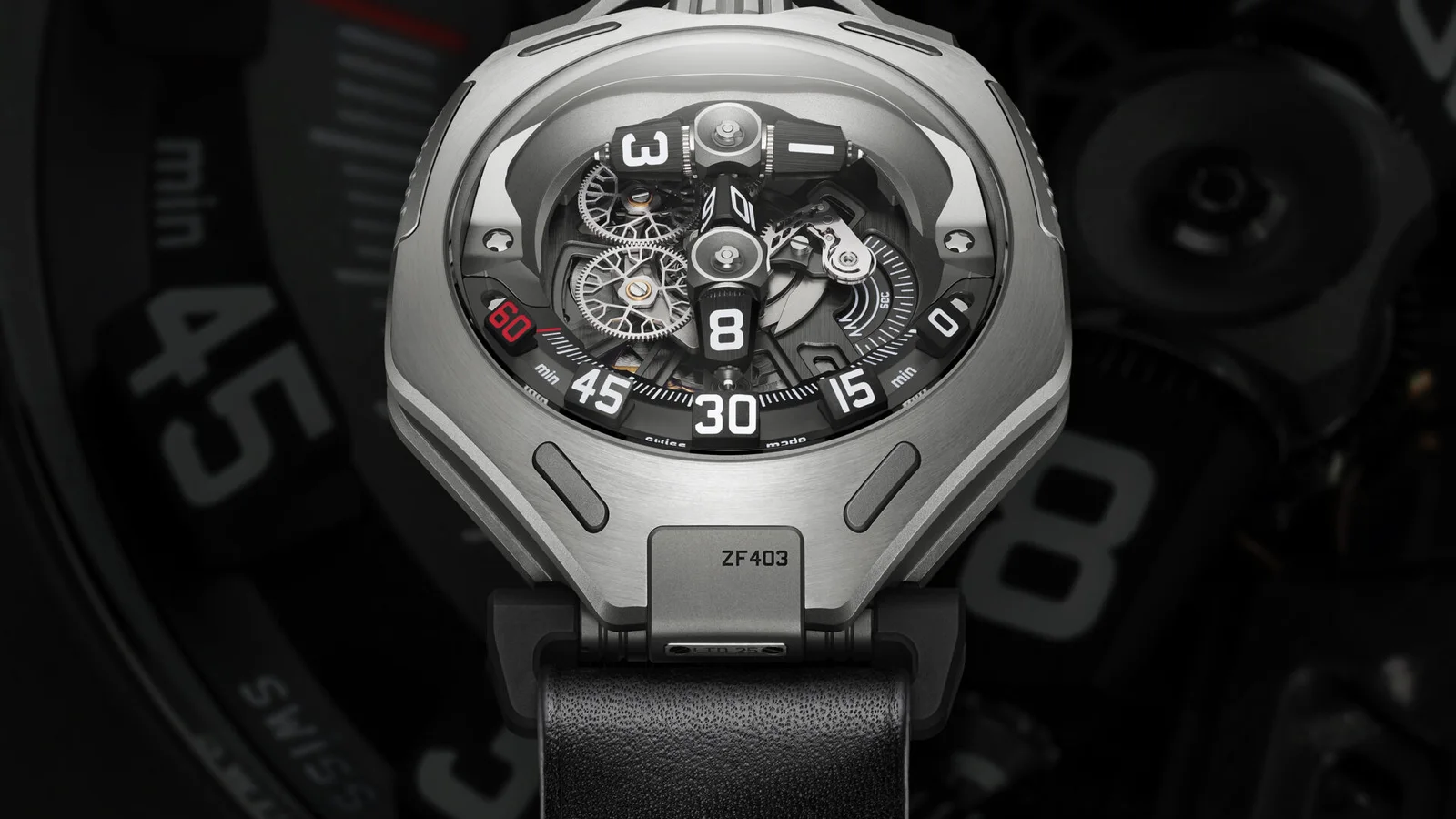 Harter Sprung im Titangehäuse. Aufnahme: Watchesbysjx.