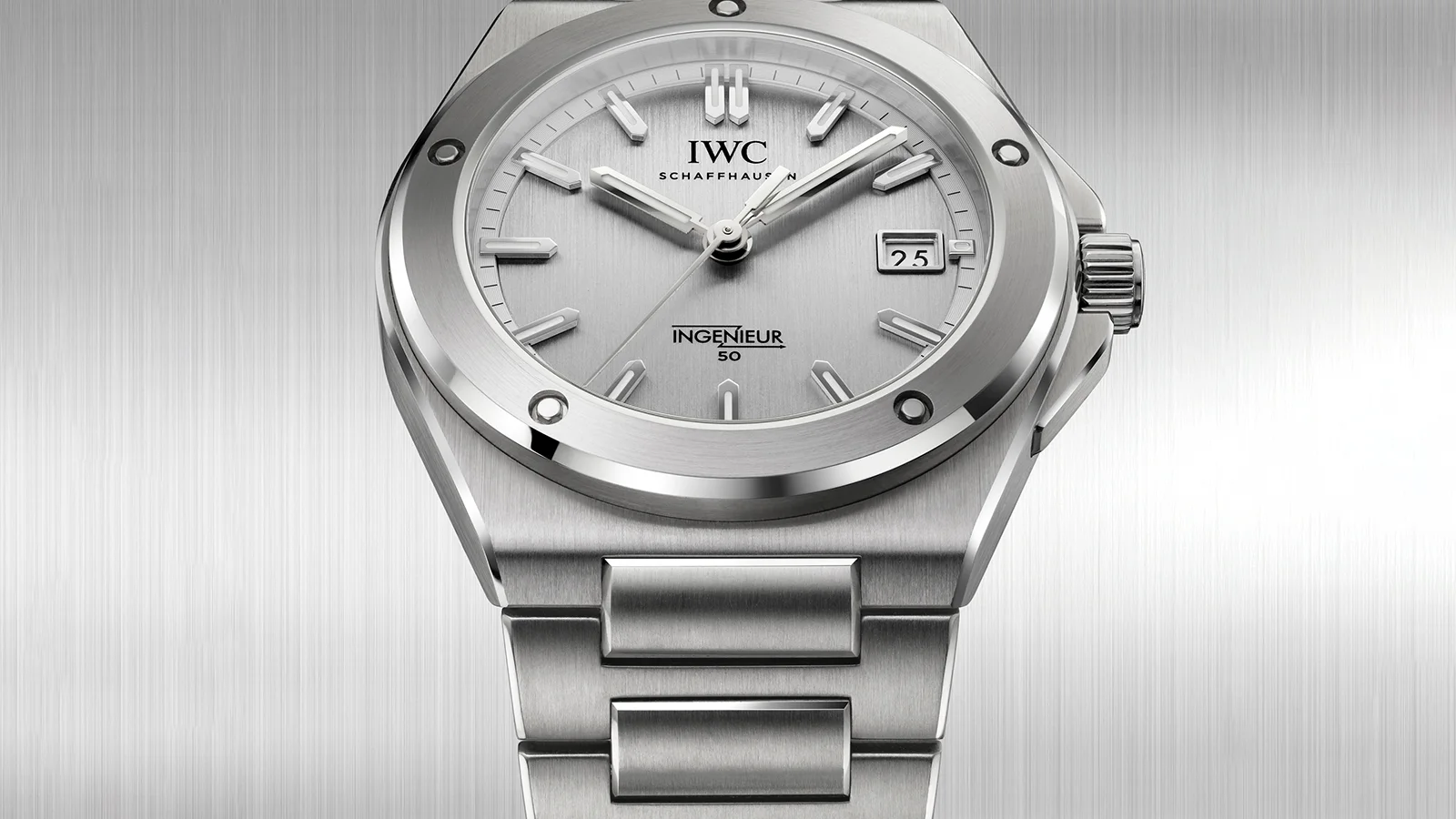 IWC Ingenieur Automatic zum fünfzigsten Jubiläum. Aufnahme: Watchesbysjx.
