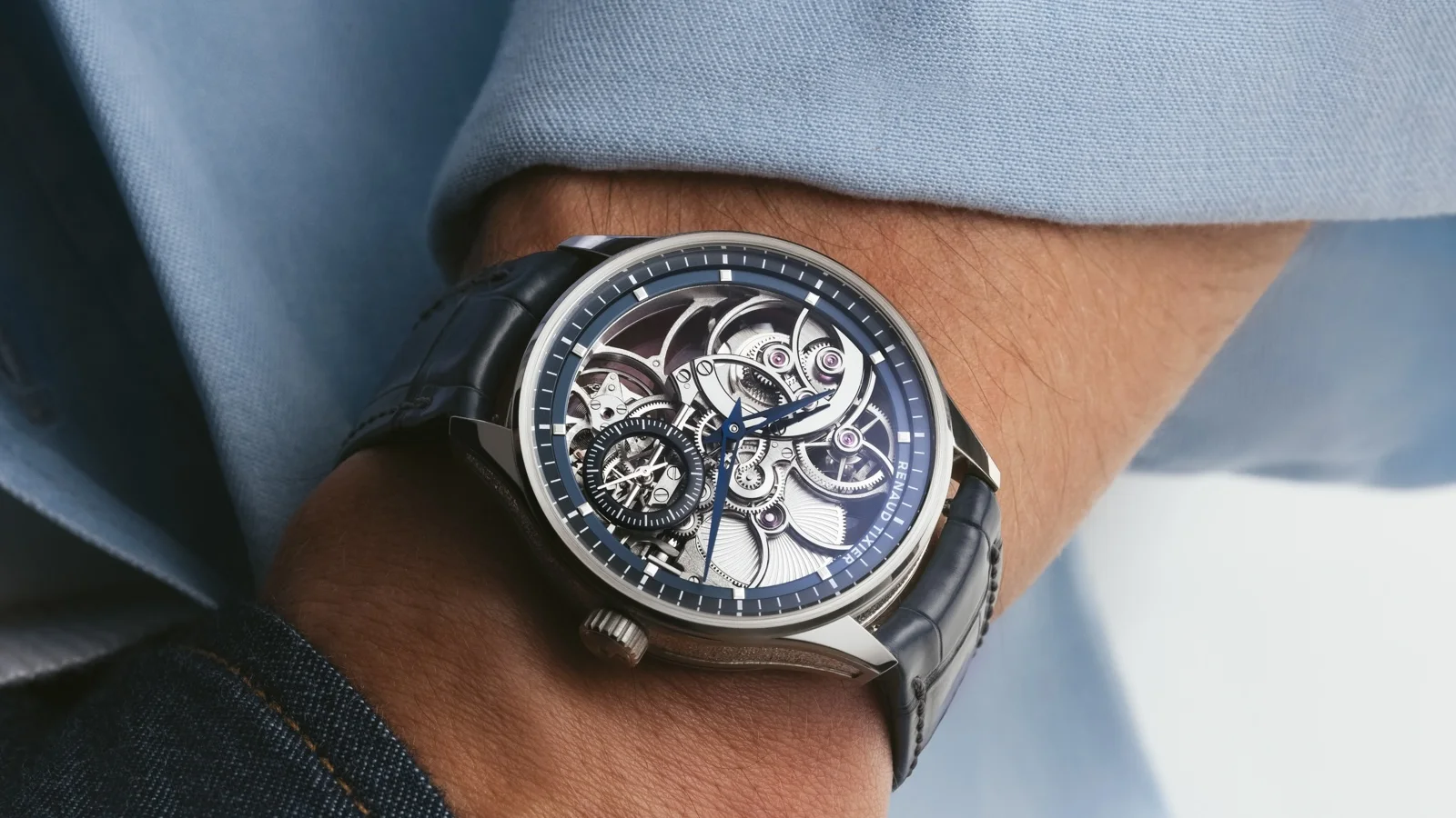 Renaud Tixier Monday Skeleton: Die offene Architektur der Tiefe. Aufnahme: Watchesbysjx.